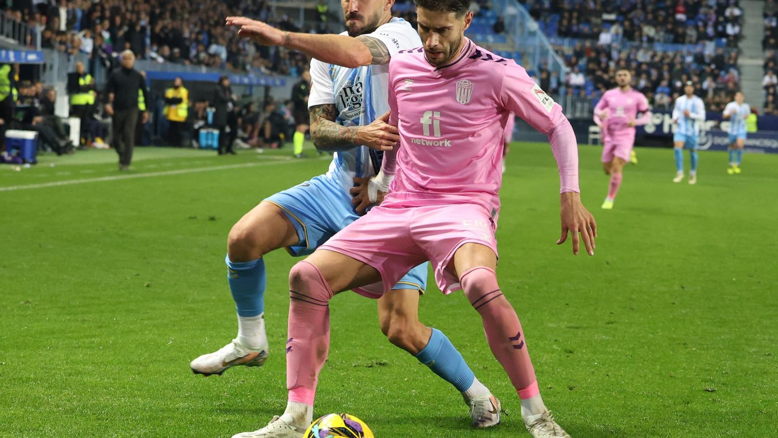 El Málaga CF-Eldense, en fotos