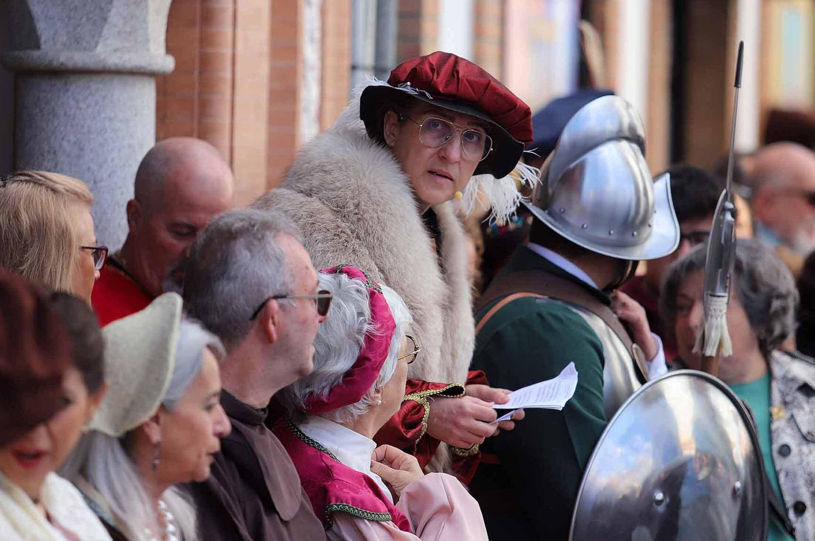 Imágenes del gran ambiente en la Feria Medieval de Palos de la Frontera, Huelva