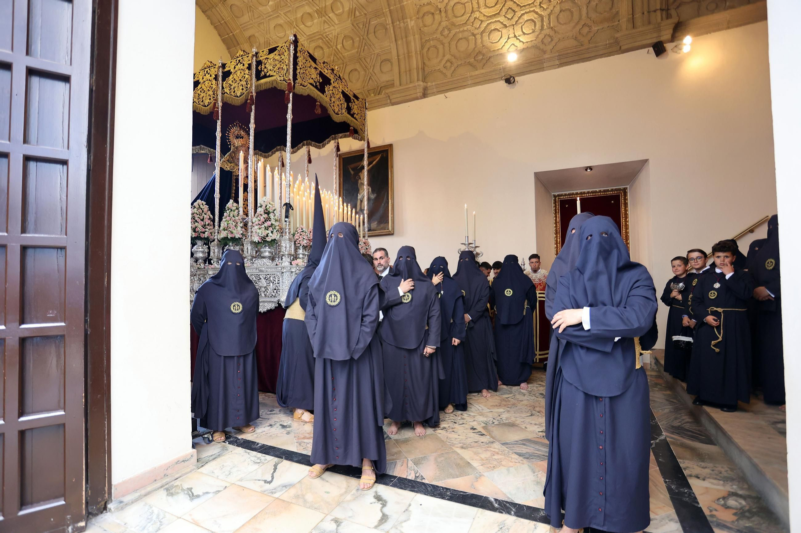 Imágenes de la Hermandad del Perdón en el Domingo de Ramos de Jerez 2025