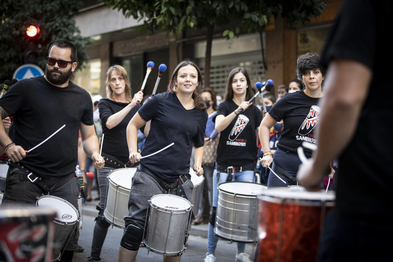 Fotos: La vuelta del Día sin Coche de Granada en imágenes