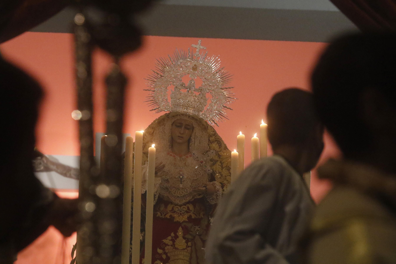 El traslado de la Virgen de la O de Córdoba, en imágenes