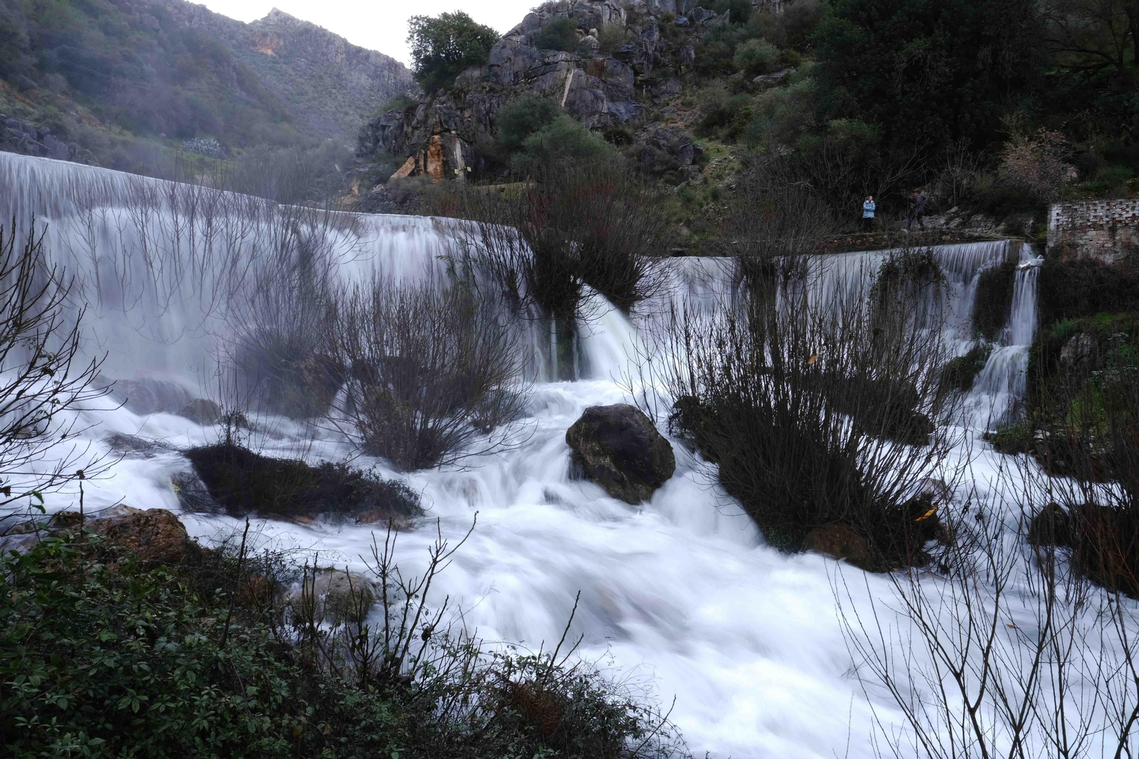 Transformación del paisaje por la lluvia, en fotos