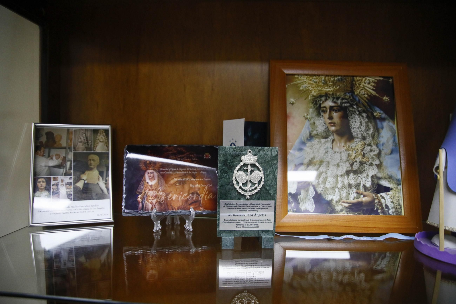 Ensayo de la hermandad de los Ángeles de la ciudad de Almería, en imágenes