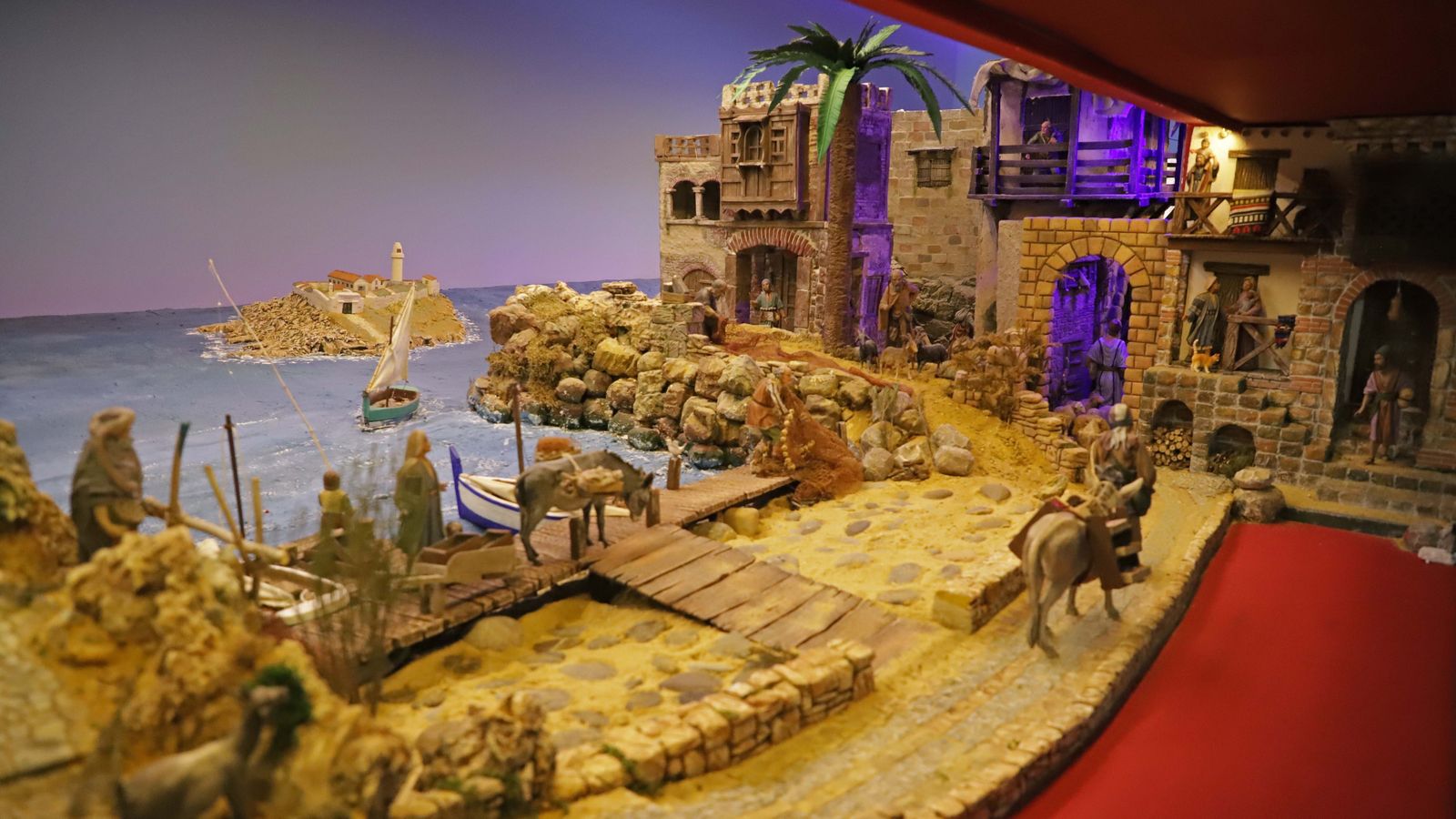 Fotos del Belén del Hotel Garrido en Algeciras