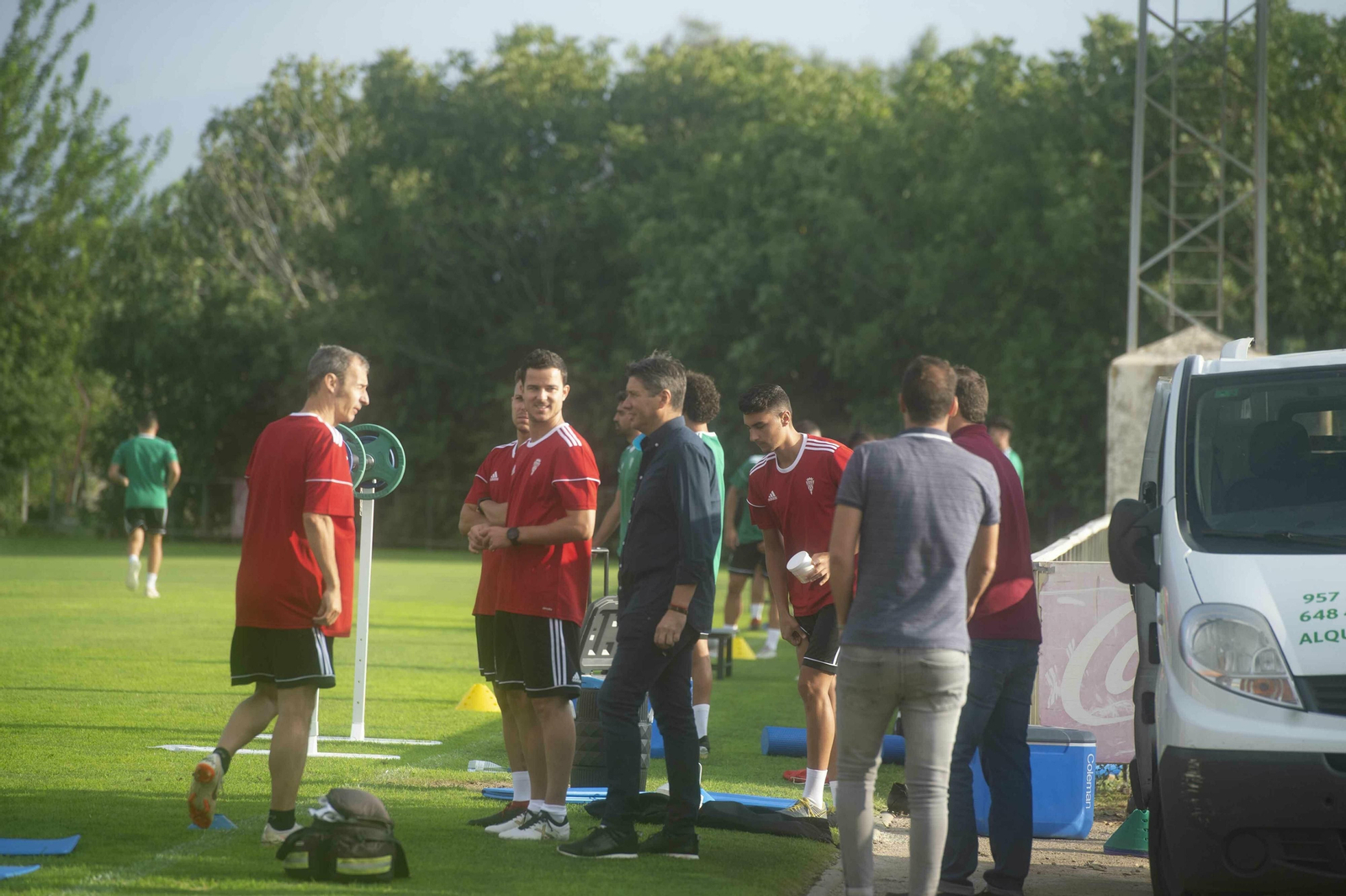El primer entrenamiento del Córdoba CF, en imágenes