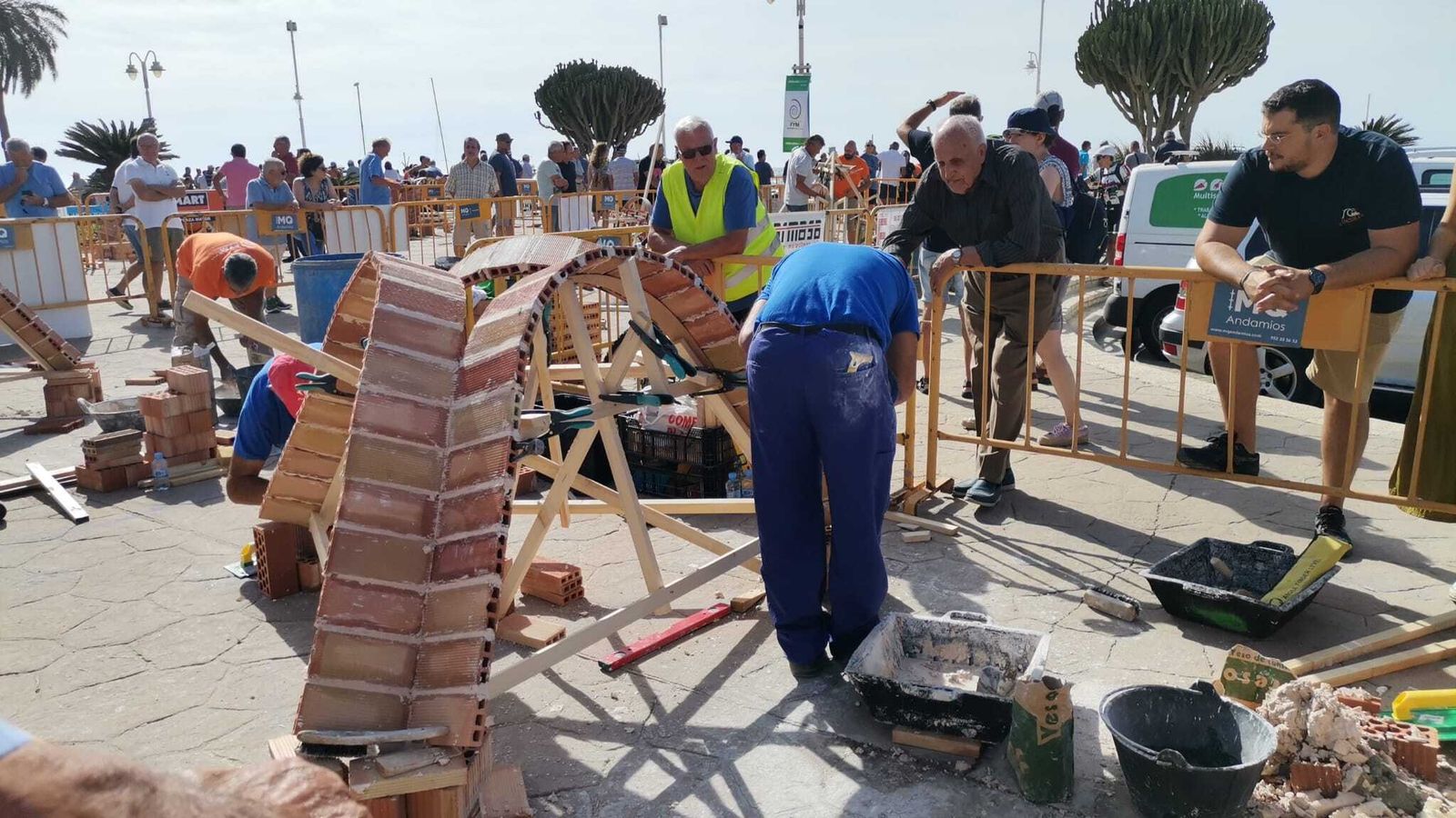 Estructura de ladrillos.