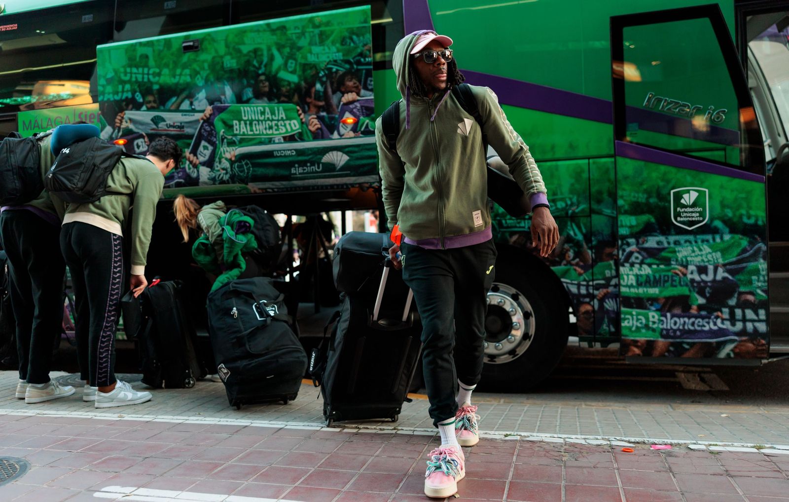 El Unicaja ya está en Valencia para la Copa del Rey