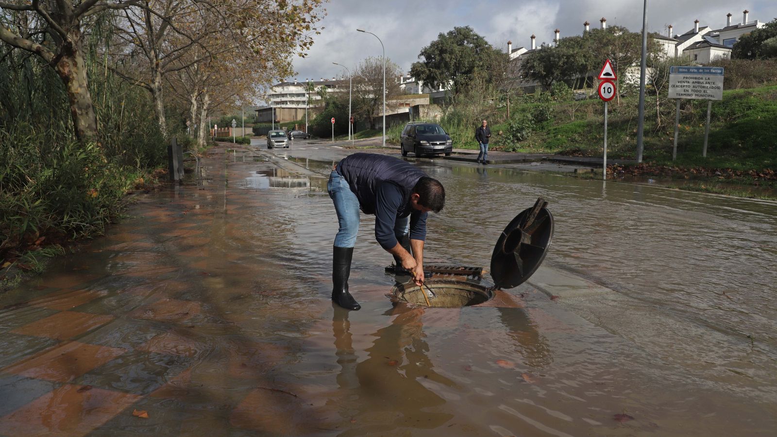 Fotos de los desperfectos provocados por la borrasca Efraín en el Campo de Gibraltar