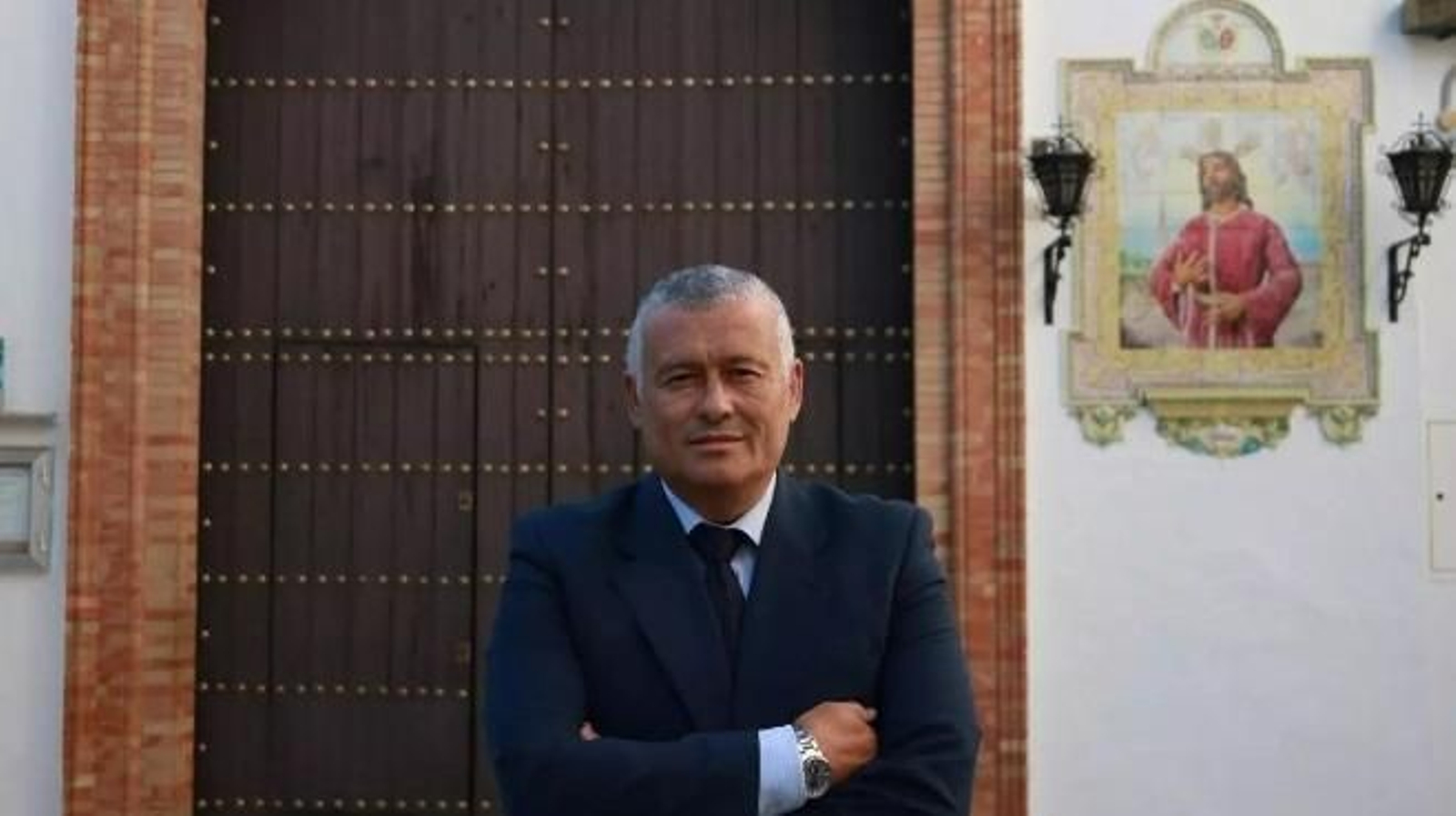 El cofrade de La Paz Manuel Recio