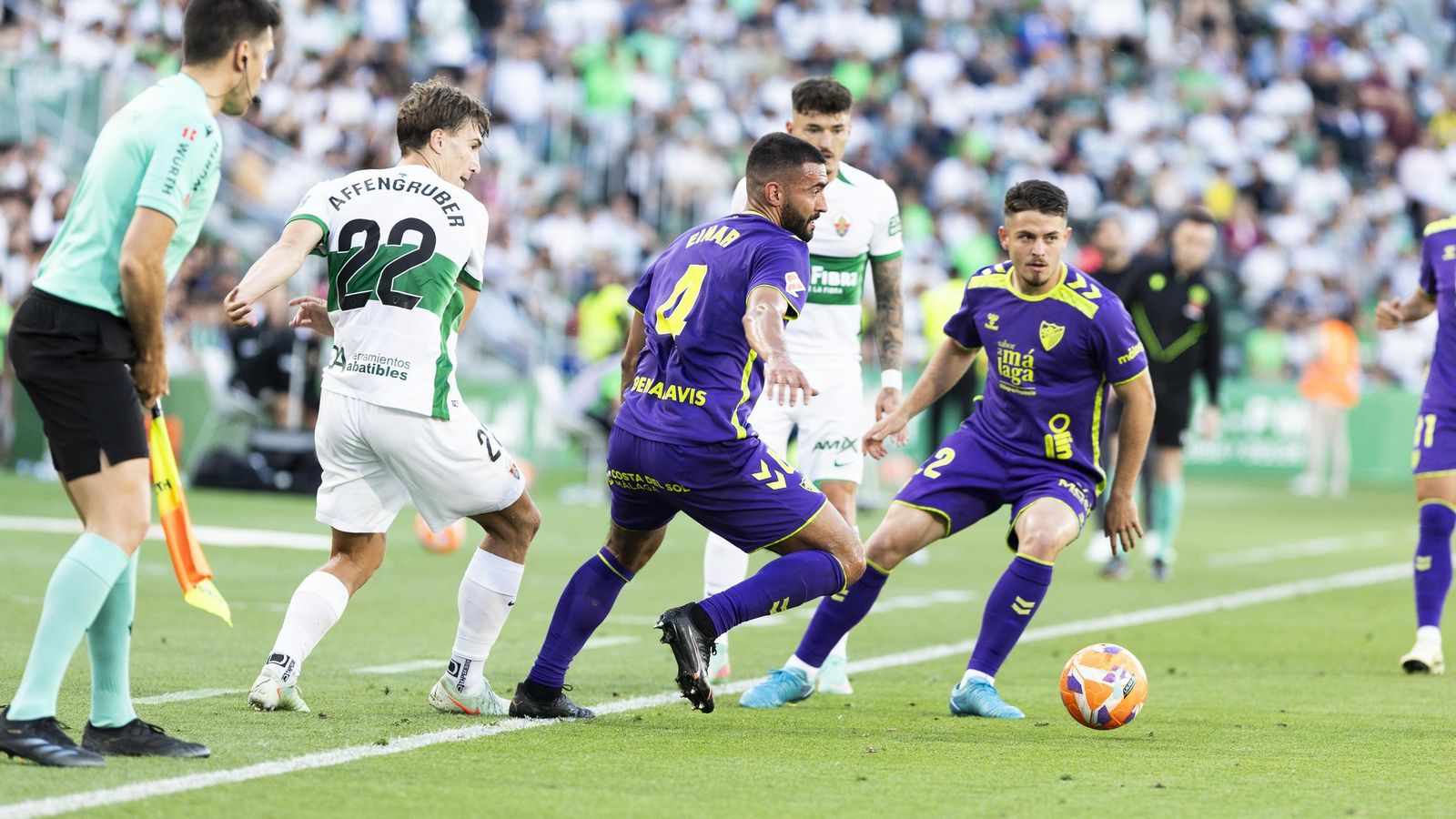 El Elche-Málaga CF, en fotos