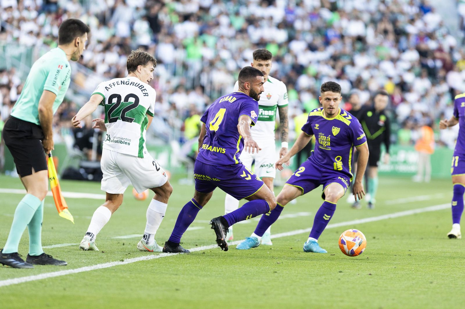 Einar Galilea, durante el partido.