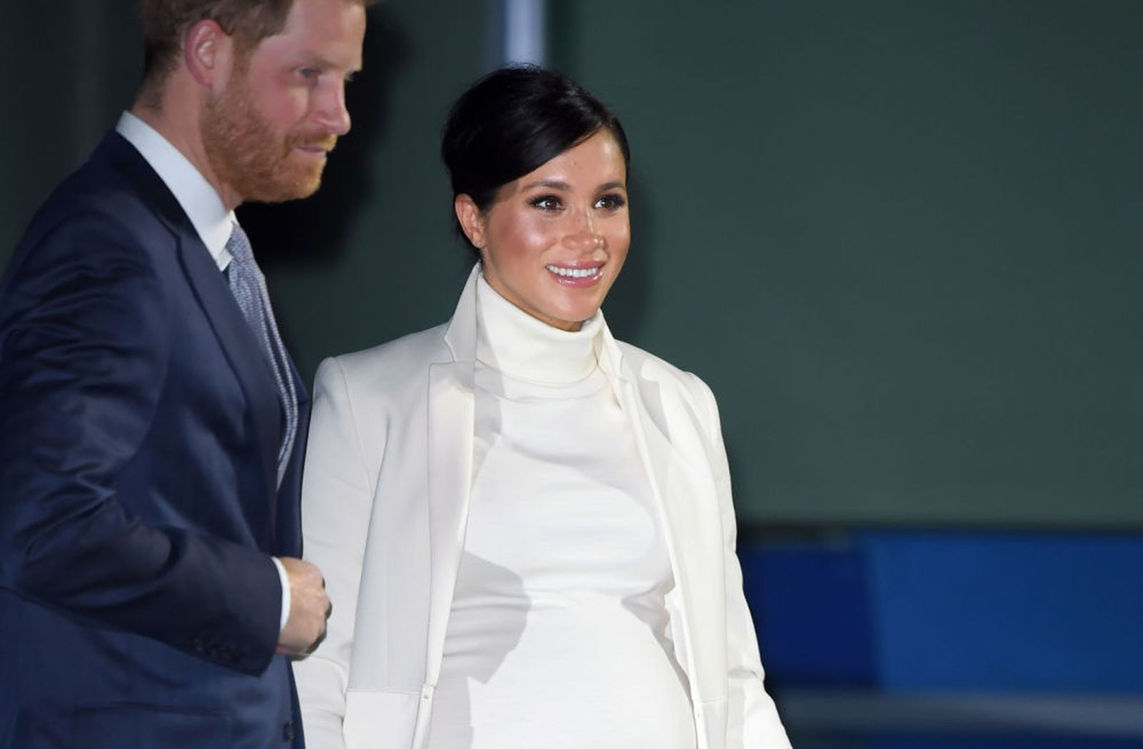 Los duques de Sussex en su aparición de este martes por la noche