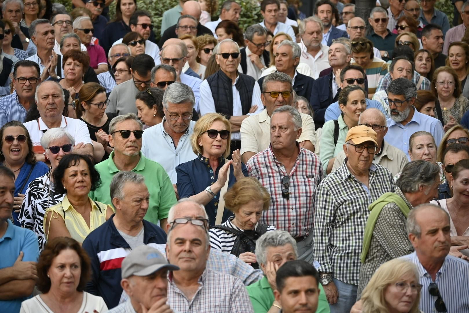 Imágenes de la concentración por las infraestructuras para Huelva