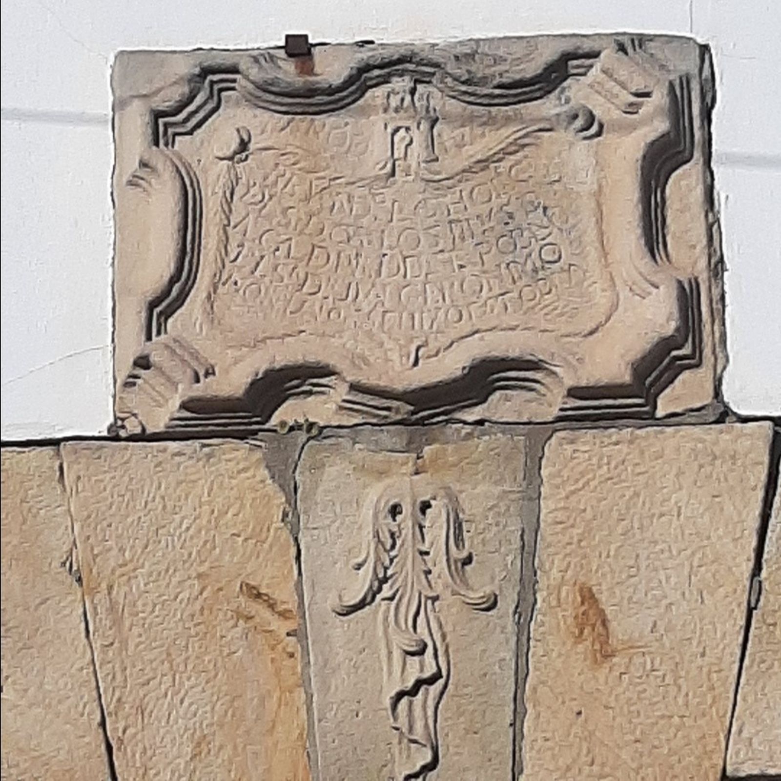 Cartela fundacional del Pósito Real de Los Barrios (1768).