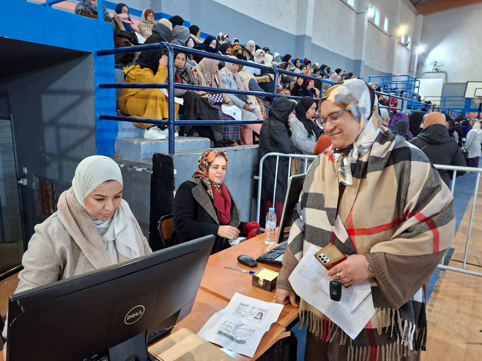 Selección de temporeras en Marruecos de cara a la campaña de frutos rojos en Huelva.