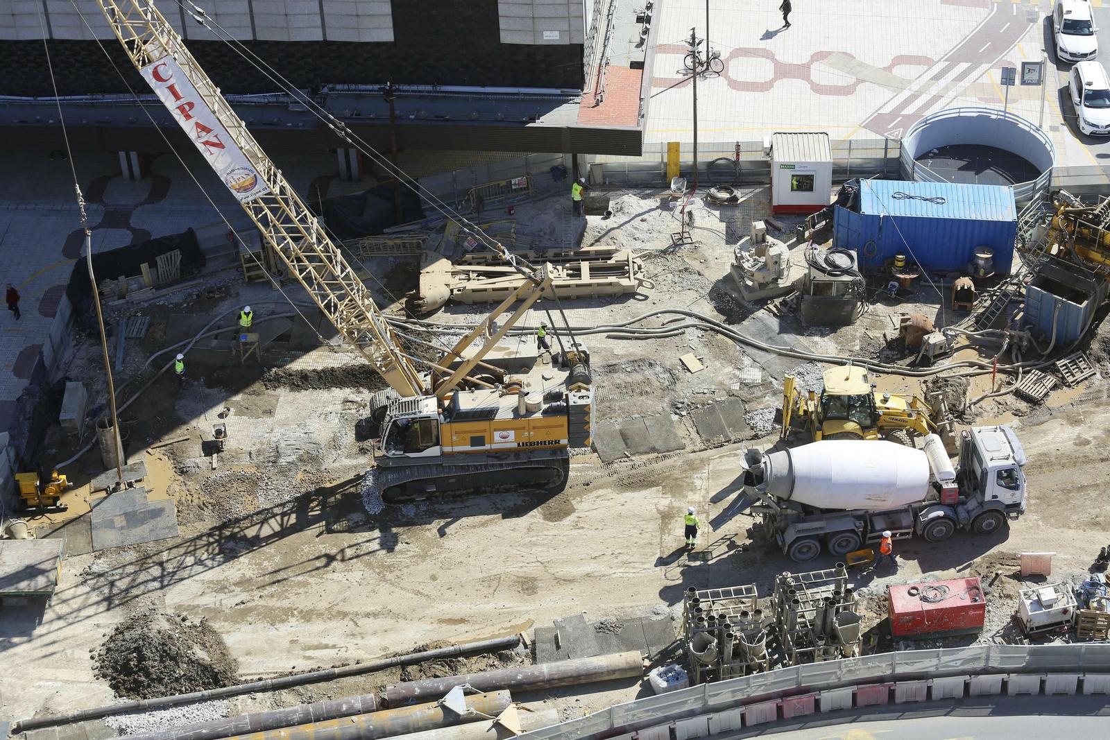 Fotos de las obras del Metro de Málaga