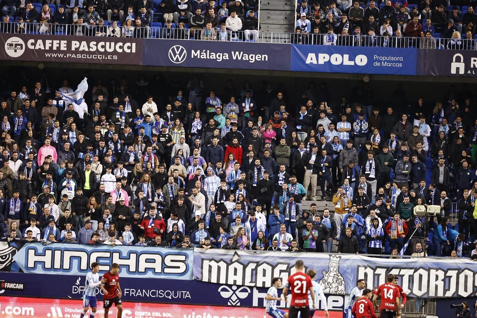 Búscate en las gradas de La Rosaleda en el Málaga CF-Mirandés