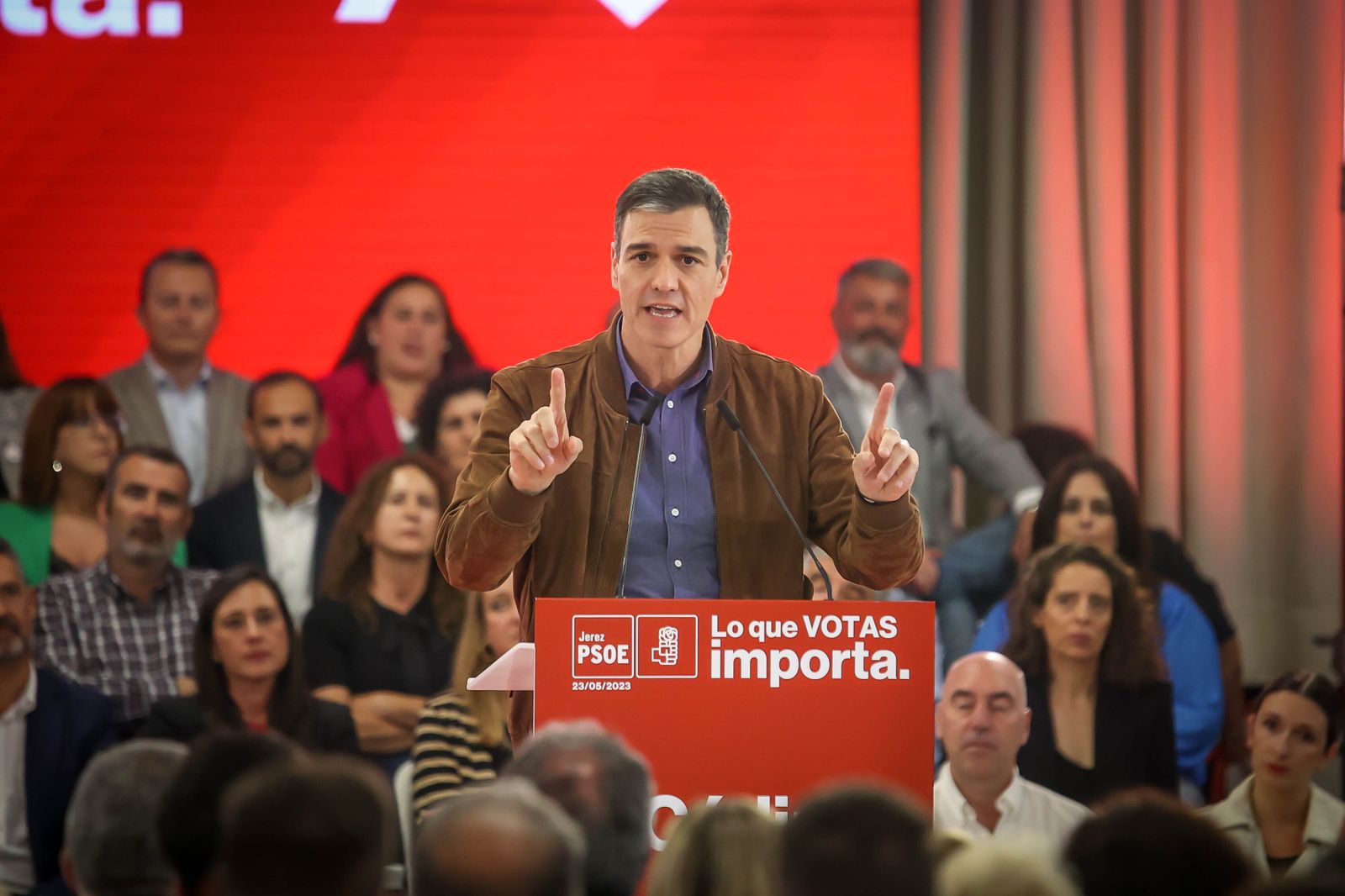 Pedro Sánchez en Jerez