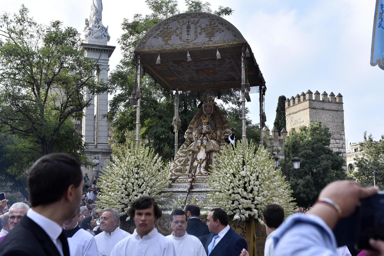 Las imágenes de la procesión de la Virgen de los Reyes