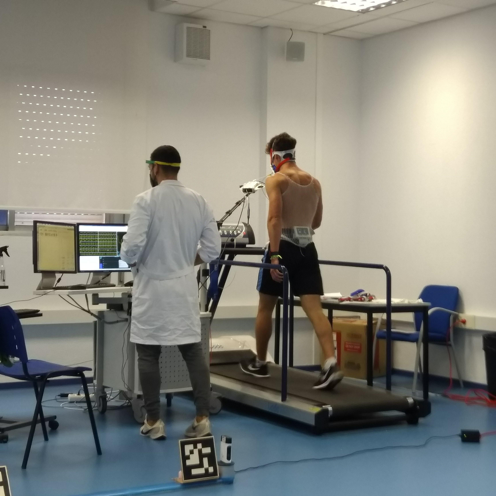 Una de las pruebas realizadas en instalaciones de la UCA.