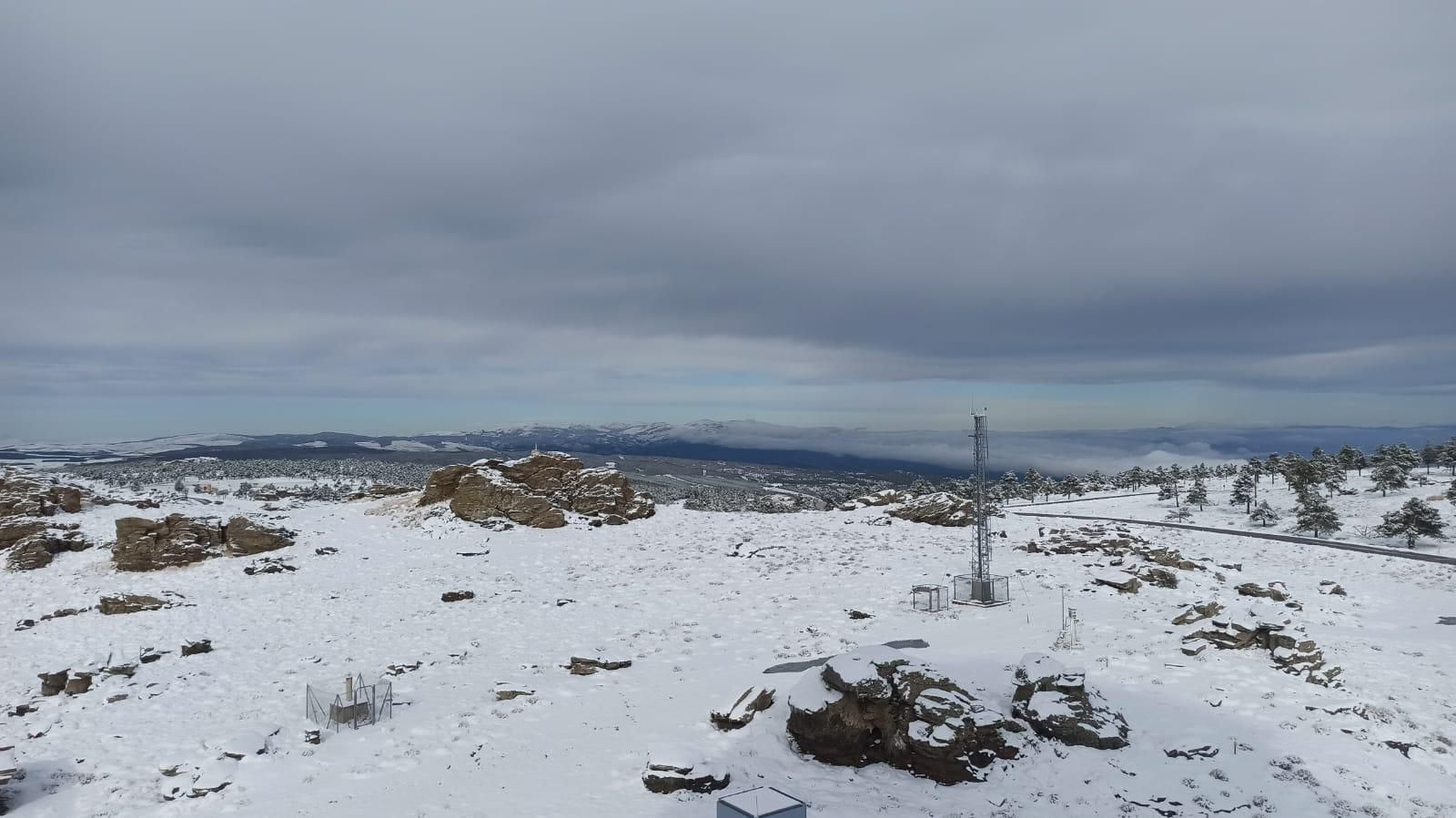 La nevada en Calar Alto