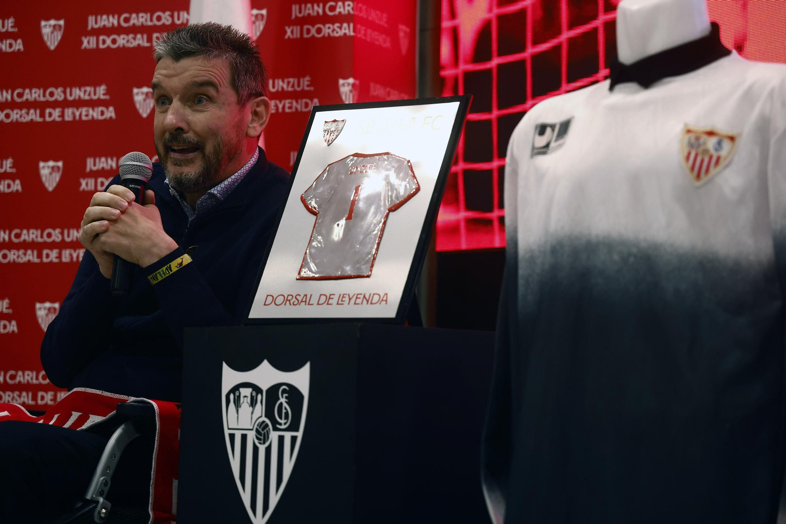 Las imágenes de Juan Carlos Unzué, Dorsal de Leyenda del Sevilla fc