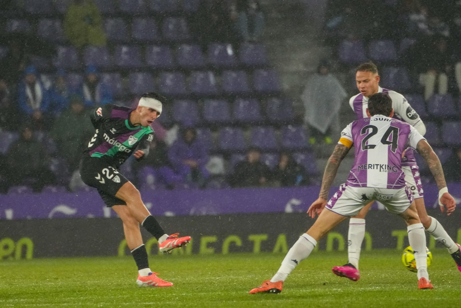 El Real Valladolid-Málaga CF, en fotos
