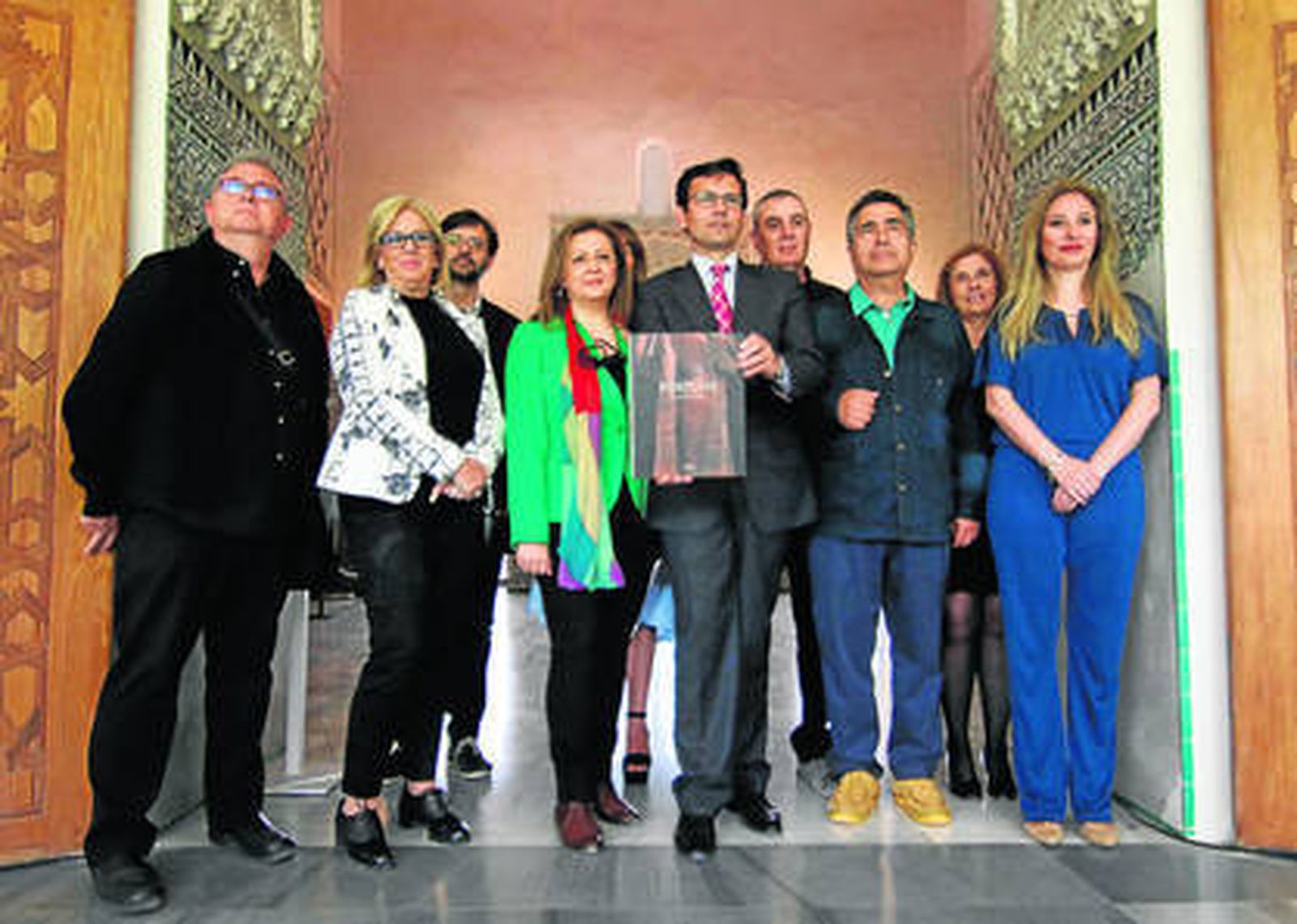 La Asociación FortunyM se presentó ayer en el Cuarto Real de Santo Domingo.