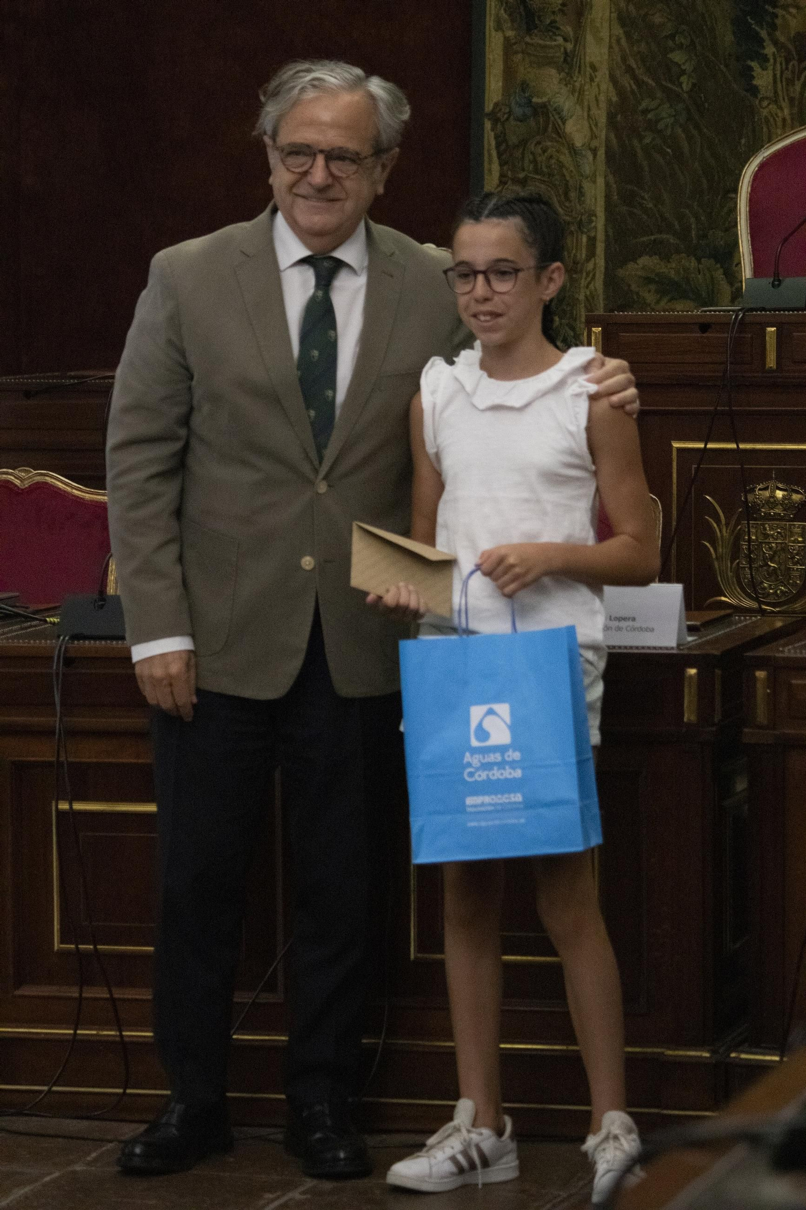 Las mejores imágenes de la entrega de premios del II Certamen de Dibujos en conmemoración del Día Mundial del Agua