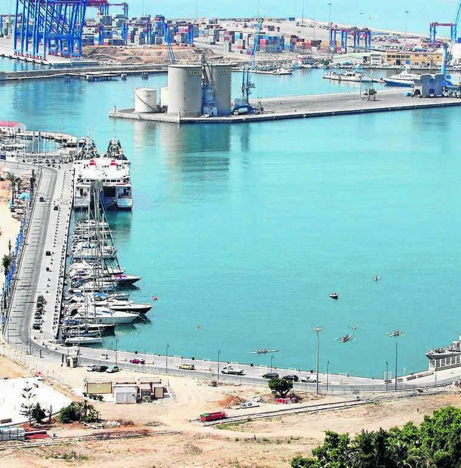 Puerto de Málaga.
