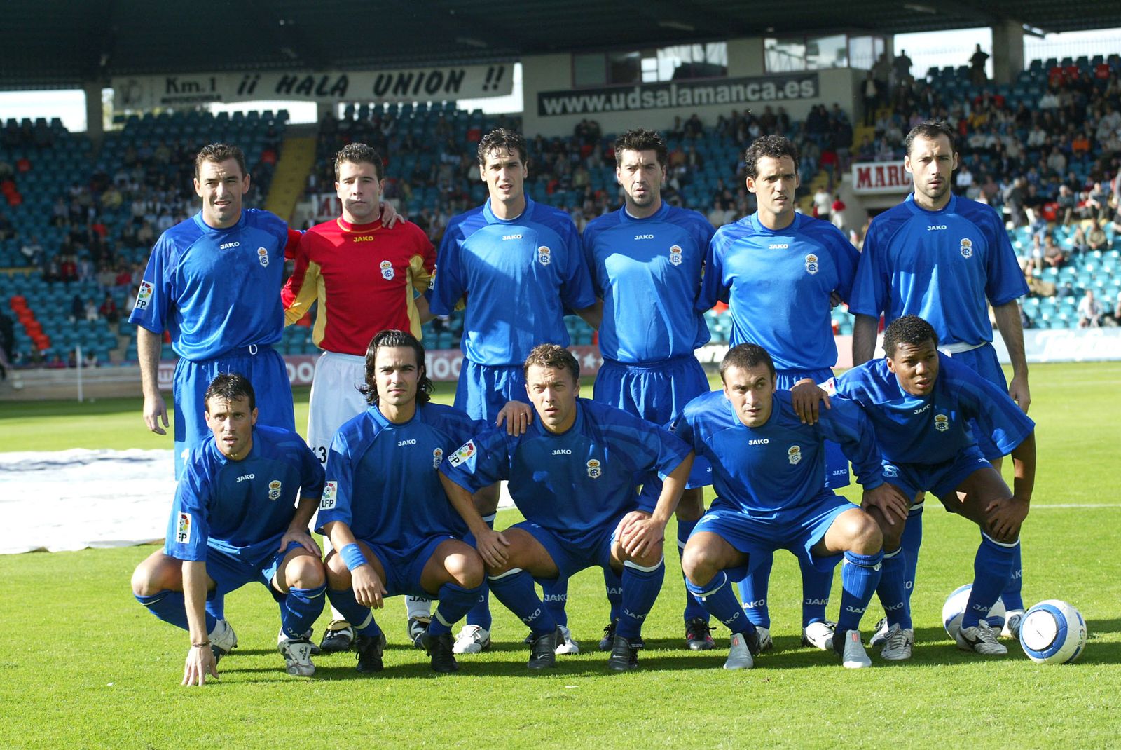 Calle (3ª por la i. de pie) y Galván (2º por la d. abajo), en el Recre de la 04/05.