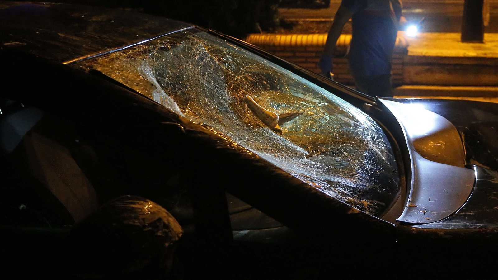 Fotos del atropello mortal  en Algeciras