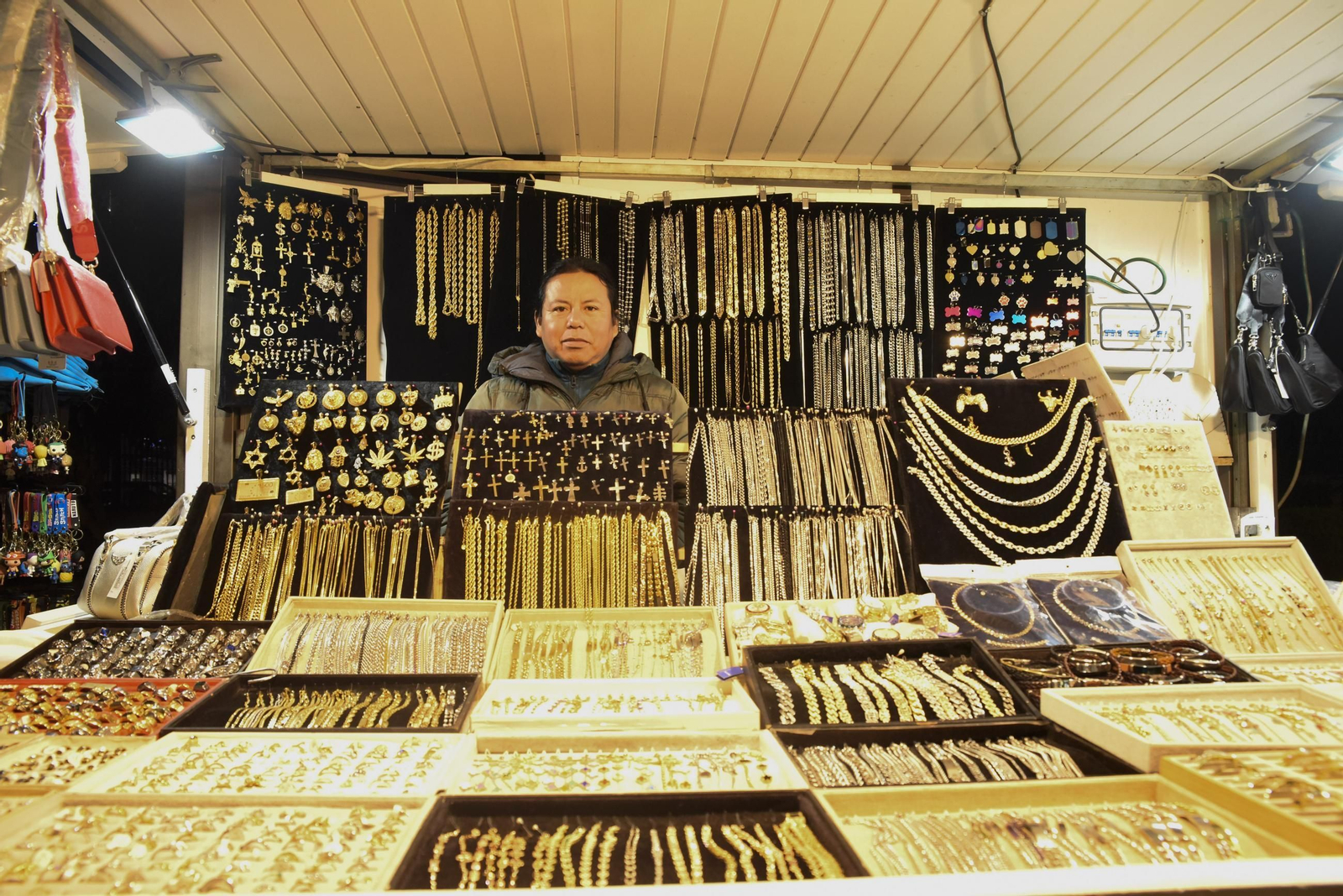 Fotos del poblado navideño de los Jardines Saccone de La Línea