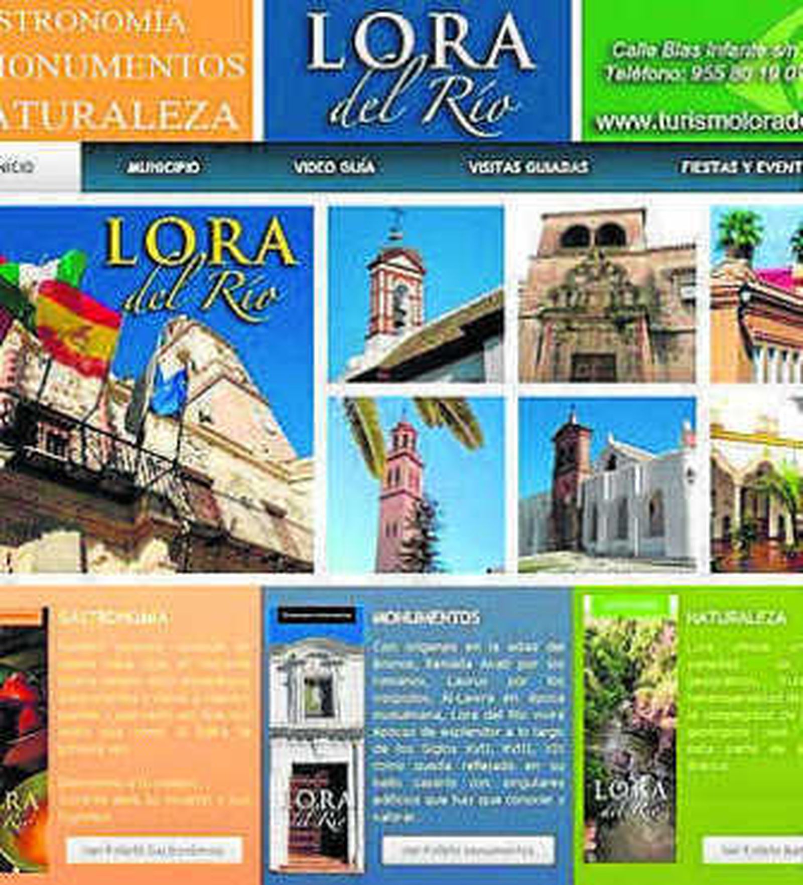 Lora del Río estrena un portal sobre turismo
