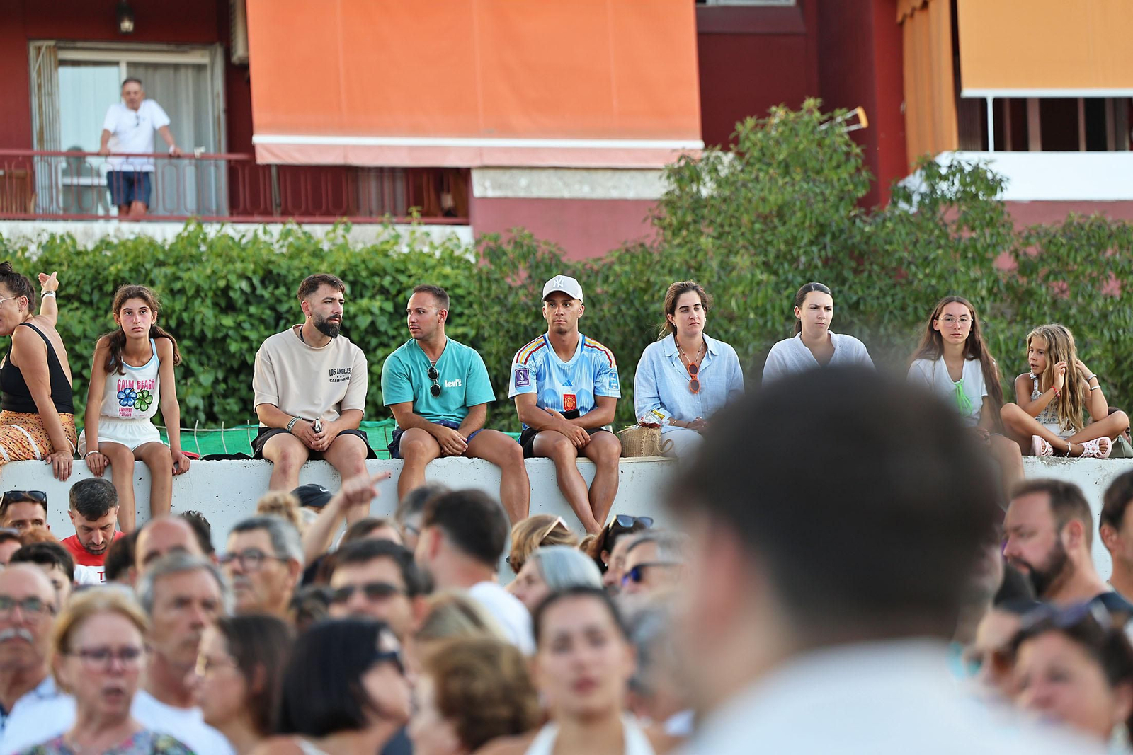Imágenes de la Virgen del Carmen procesionando en Punta Umbría