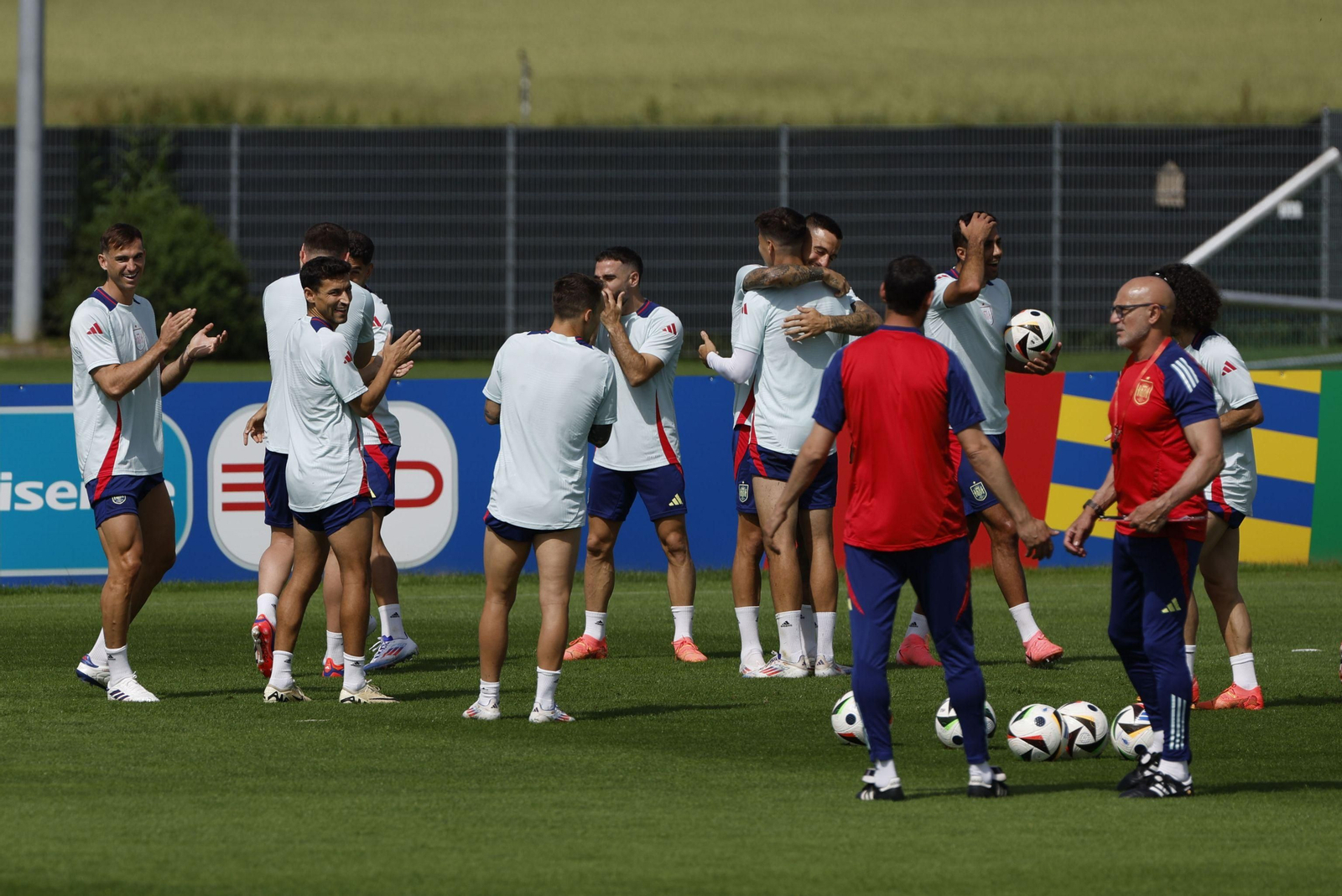 Las fotos de la selección española antes del partido contra Georgia