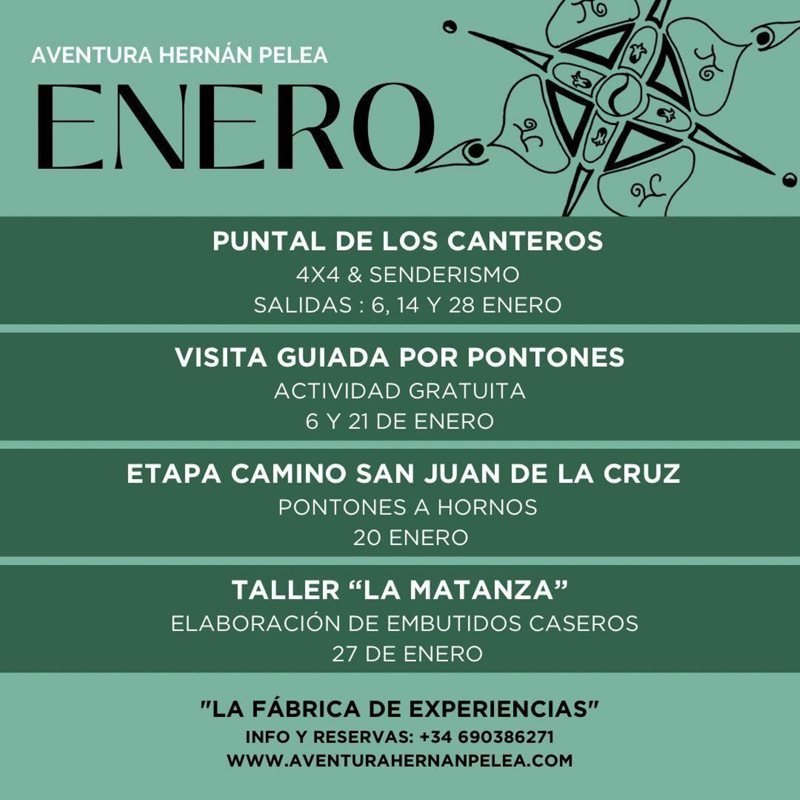 Cuatro actividades para comenzar el año en la naturaleza de la Sierra de Segura.