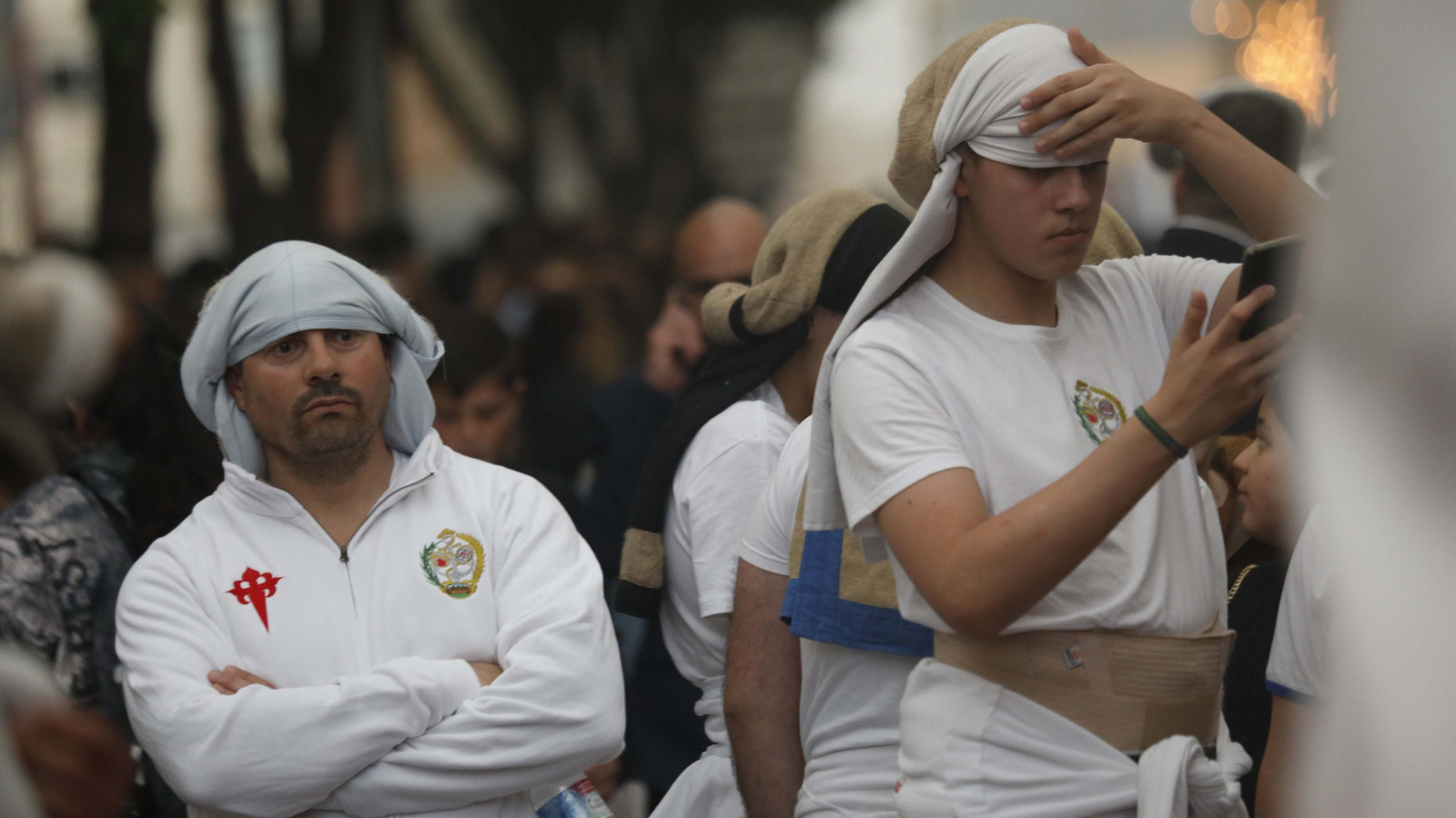 Fotos del Domingo de Ramos en La Línea: La Borriquita y Flagelación