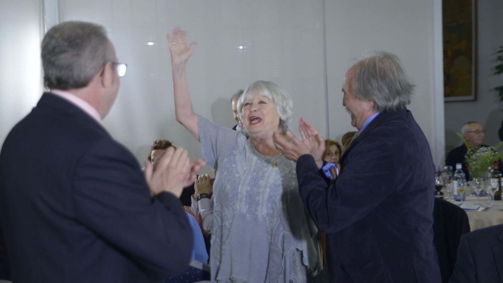 El homenaje a Aída Power en 2018.