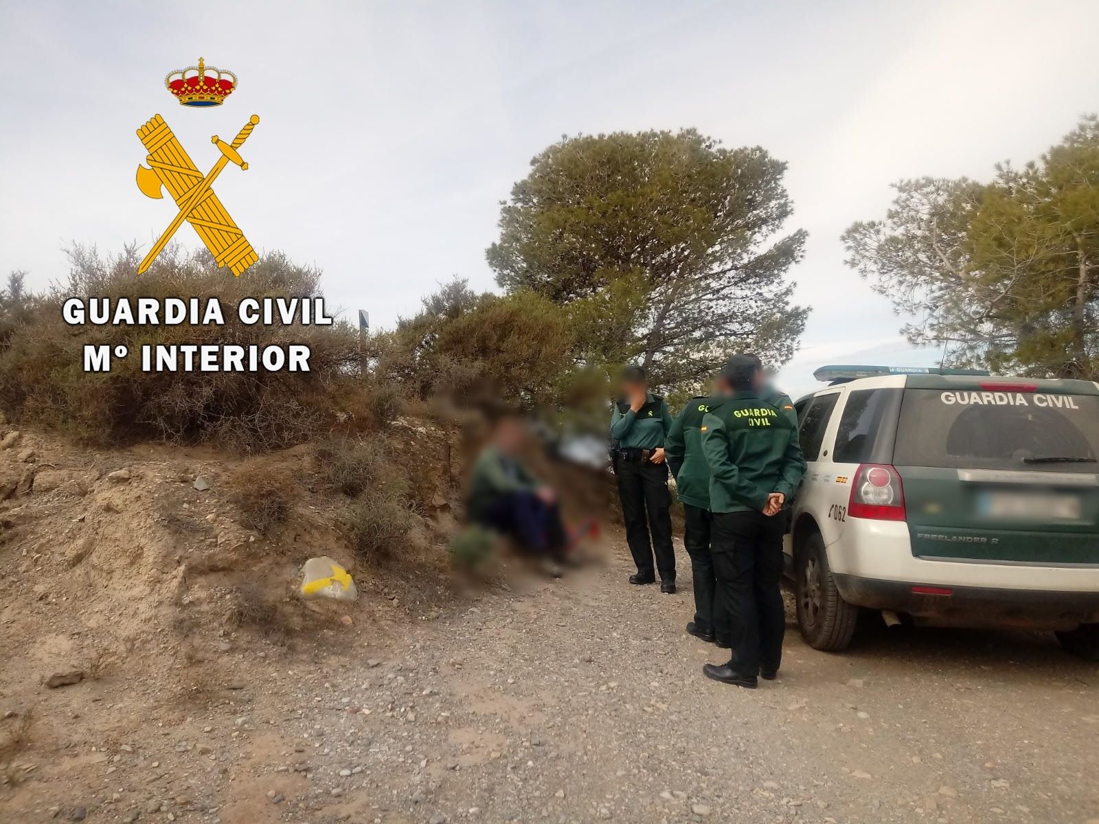 Búsqueda de la Guardia Civil en Serón