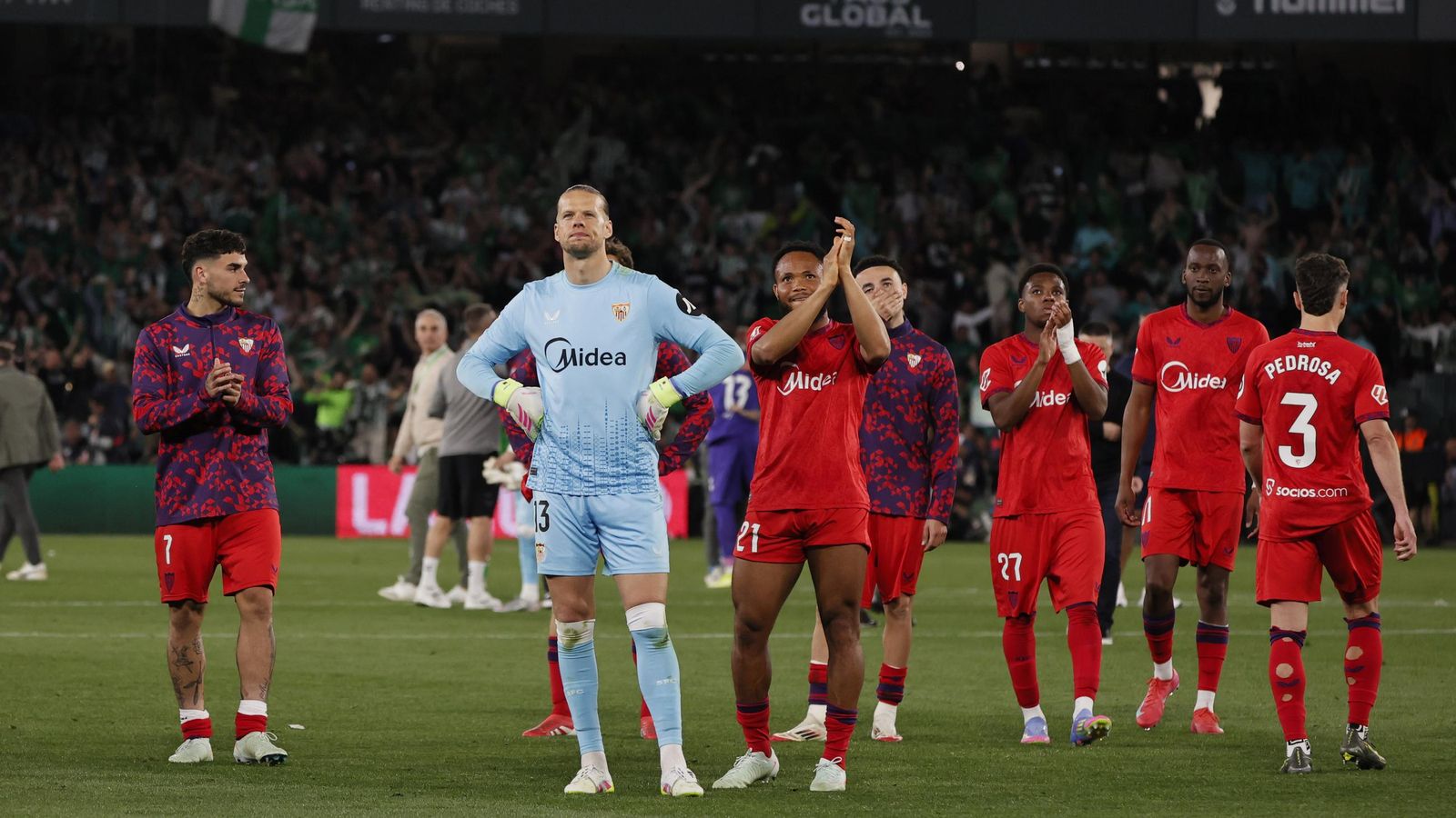 Las imágenes del Betis - Sevilla