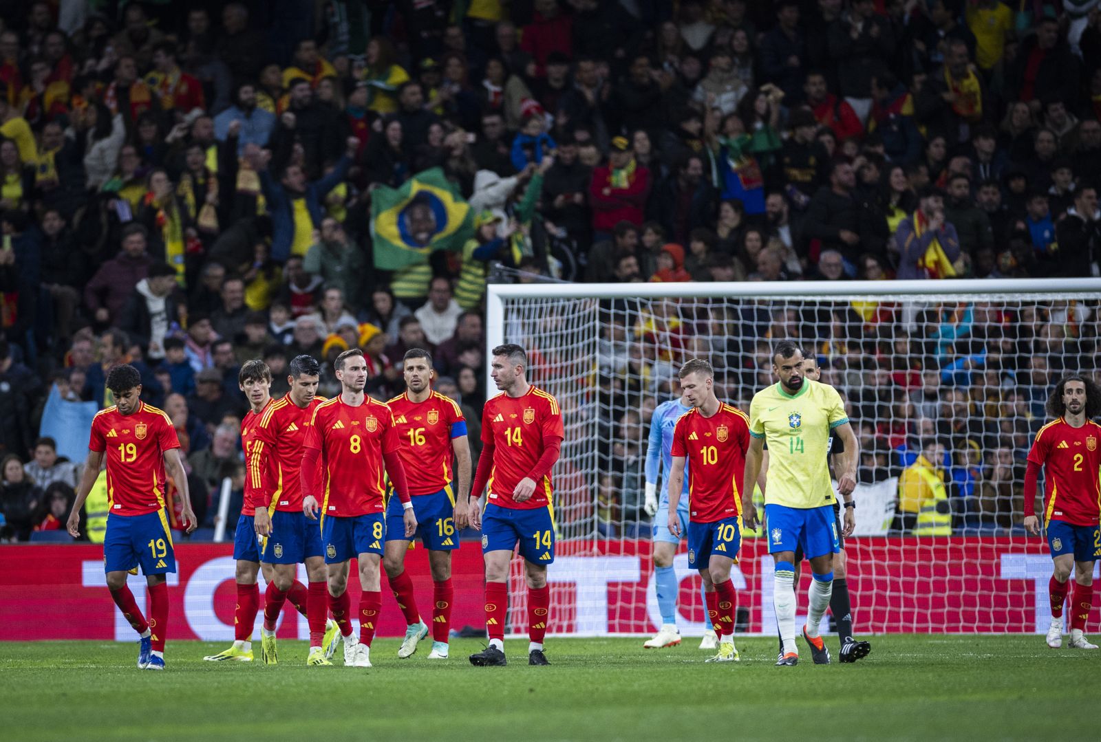 Las fotos del España - Brasil