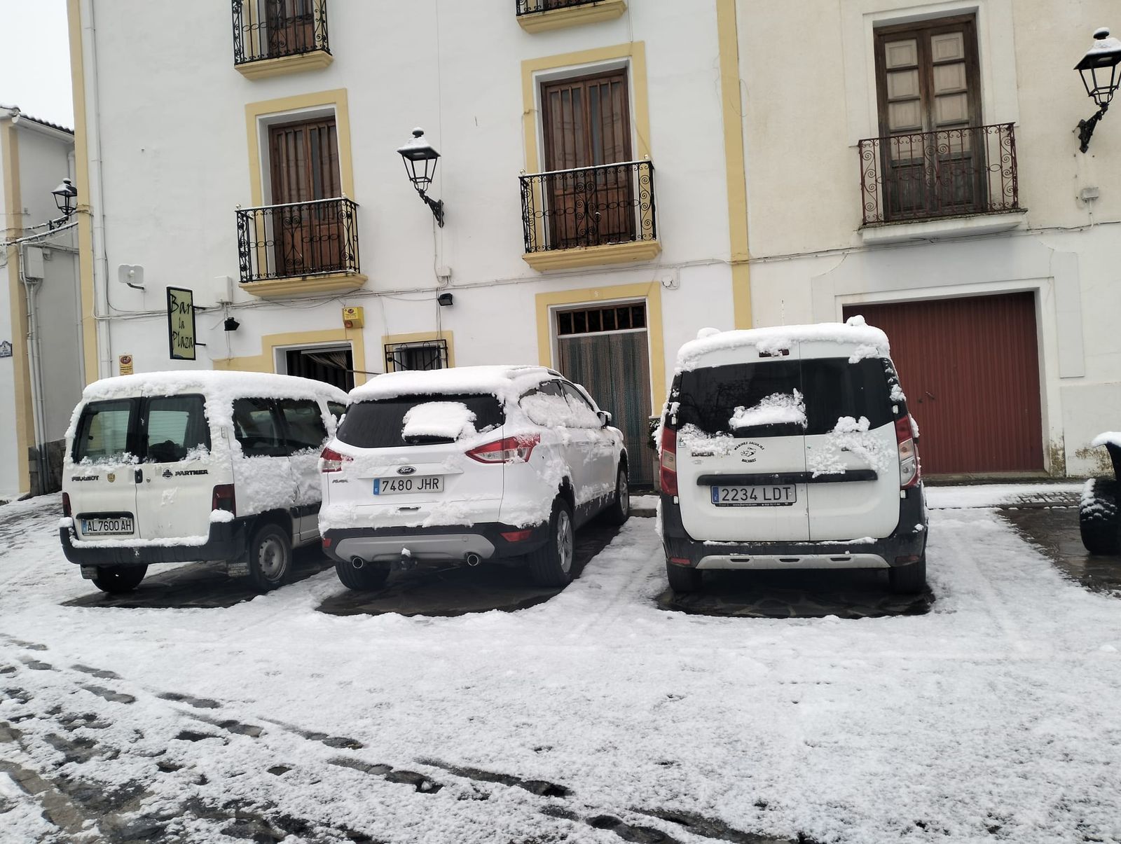 La nieve ha cubierto Bacares este 10 de marzo