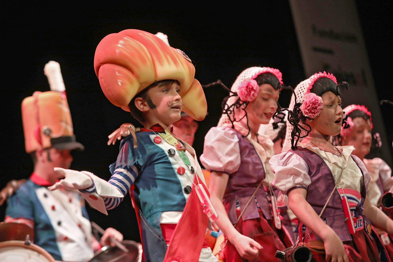 Chirigota infantil, primer premio 'Las lola lolitas'