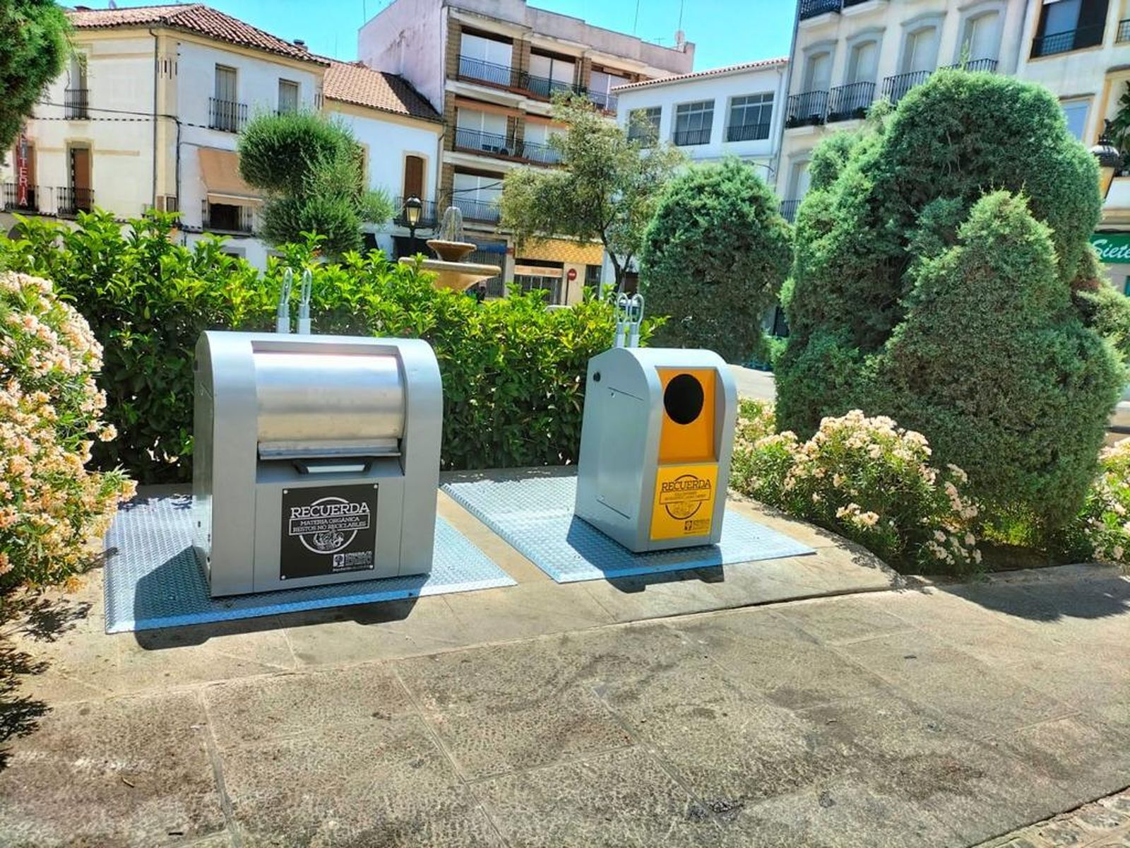 Renovación de los contenedores de basura.