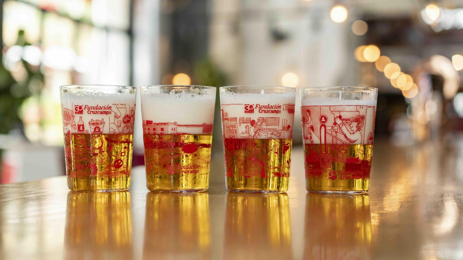 Vasos para el 30 aniversario.