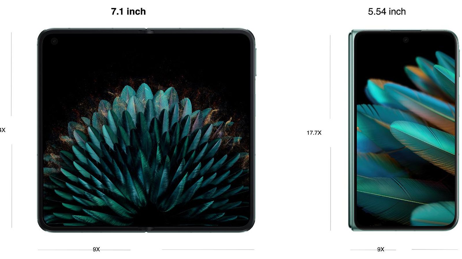 La pantalla del smartphone plegable Oppo Find N2 La pantalla del smartphone plegable Oppo Find N2