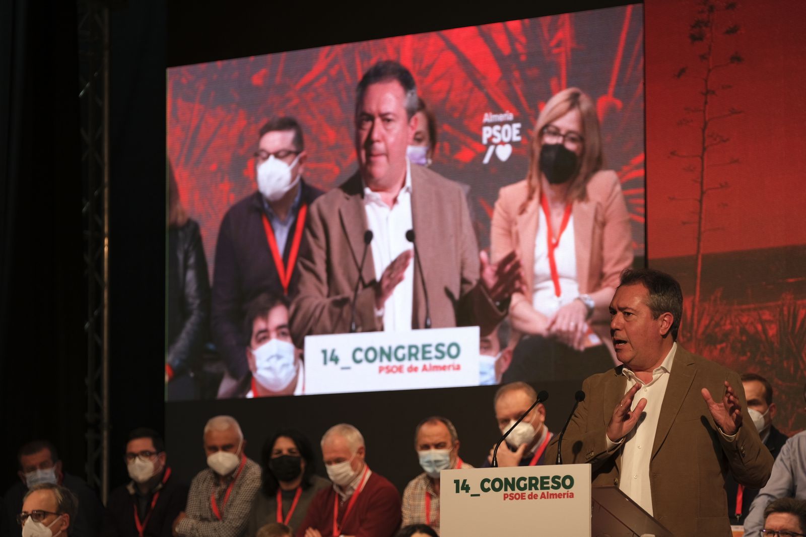 Imágenes del 14 Congreso Provincial PSOE de Almería. El Parador (Almería)