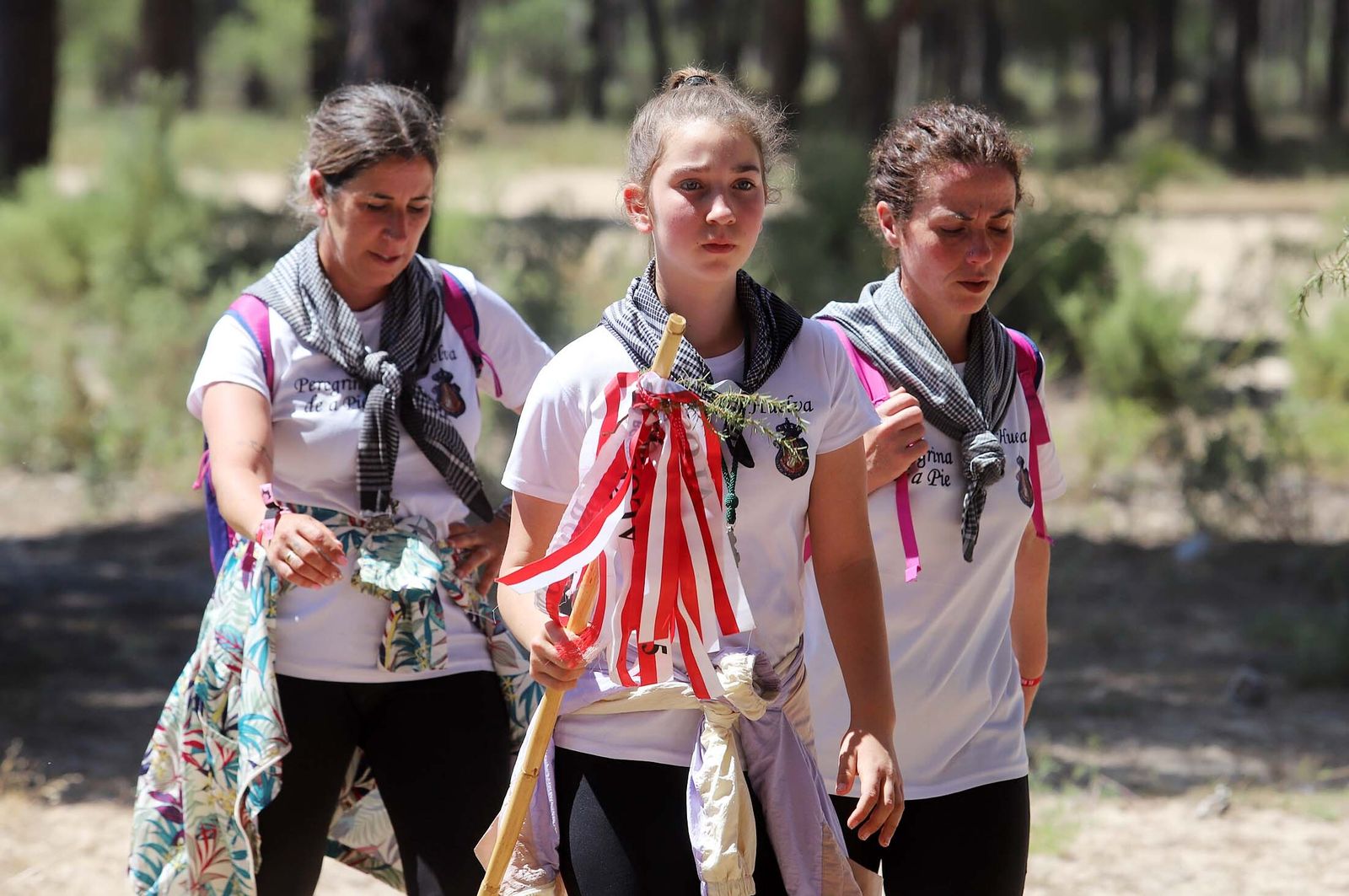Todos los peregrinos de la Hermandad de Huelva, en imágenes