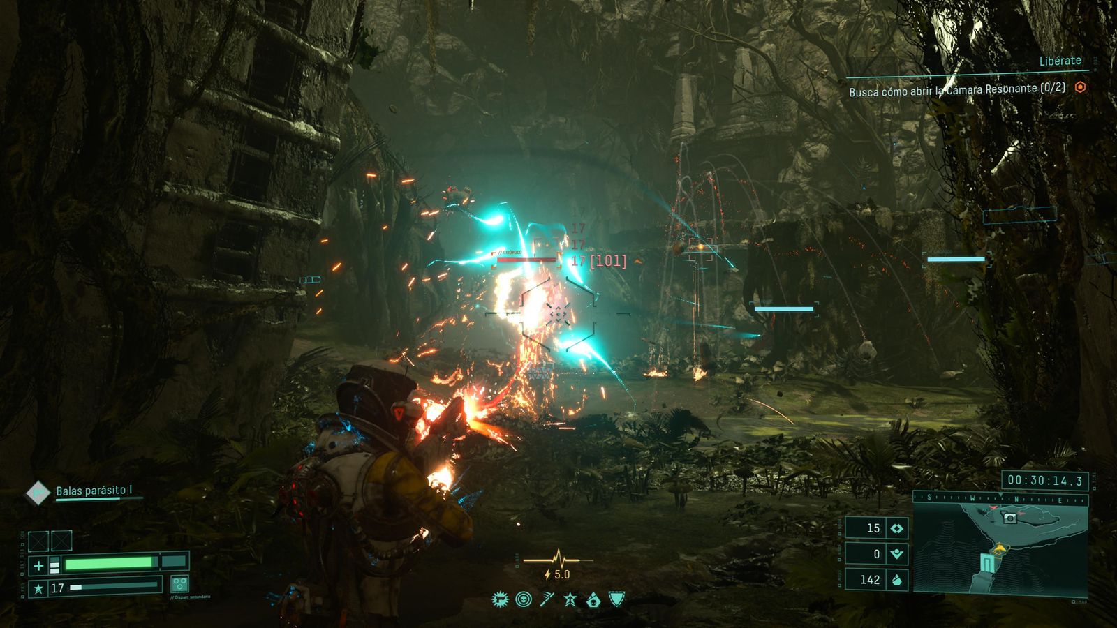 El gunplay conseguido en Returnal es adictivo.